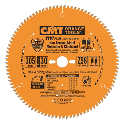 Picture of Griešanas disks alumīnijam CMT 276; 305x2,8x30; Z96; -6°