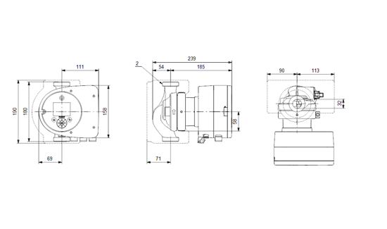 Picture of Grundfos Pompa CO Magna 3 32-80 (97924256)