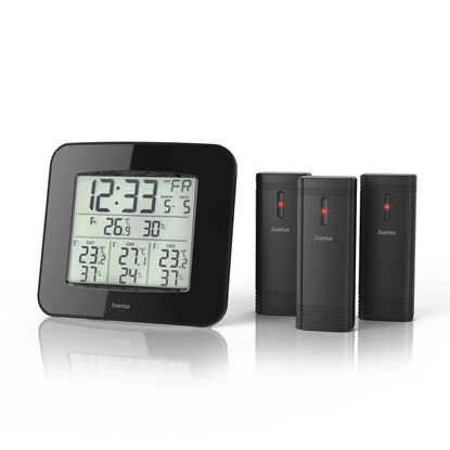 Изображение Hama 00186311 Weather station EWS-Trio Black