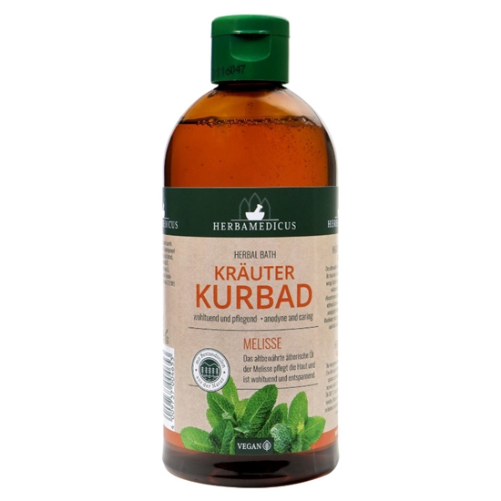 Изображение HERBAMEDICUS  vannas putas ar melises ekstraktu 500ml ( Izcelsmes valsts Vācija )