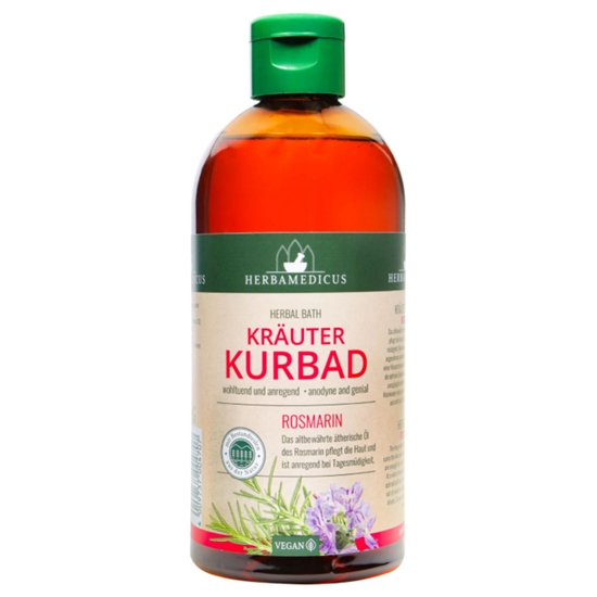 Изображение HERBAMEDICUS  vannas putas ar rozmarīna ekstraktu 500ml ( Izcelsmes valsts Vācija )