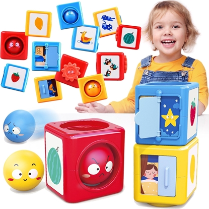 Изображение HOLA WIEA EMOCJI 3 KOSTKI HOLA KOSTKA SORTER