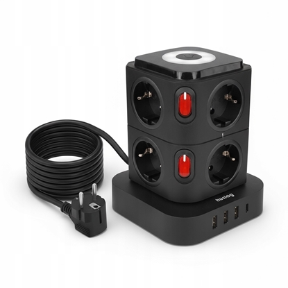 Picture of Huslog przeduacz pionowy z LED