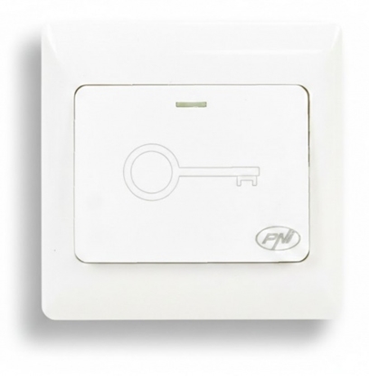 Attēls no Iebūvējams piekļuves slēdzis  PB101, NO/COM izejas kontakts, maks. 36V 3A, balts