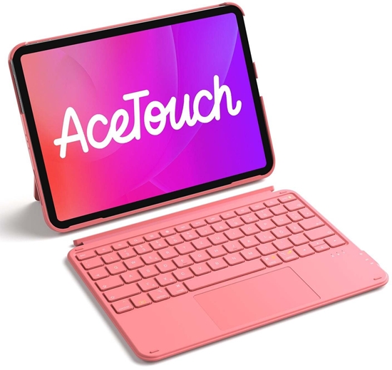 Изображение inateck Keyboard iPad 11" iPad Air 4/5Gen Com. QWERTZ red