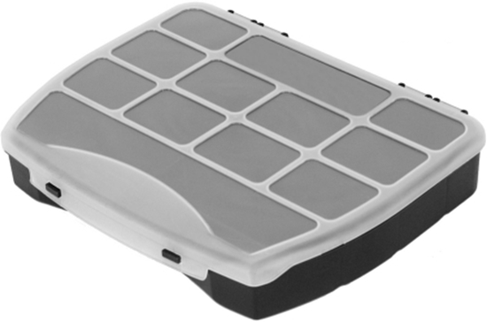 Picture of Instrumentu kaste Patrol Domino 25; melna