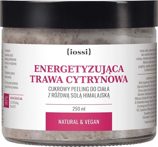 Picture of Iossi Cukrowy peeling do ciaa Energetyzujca Trawa Cytrynowa z róow sol himalajsk 250ml