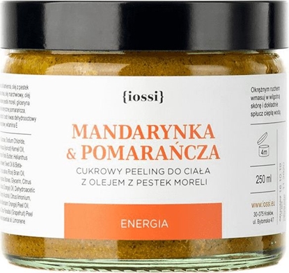 Attēls no Iossi Cukrowy peeling do ciaa Mandarynka & Pomaracza z olejem z pestek moreli 250ml