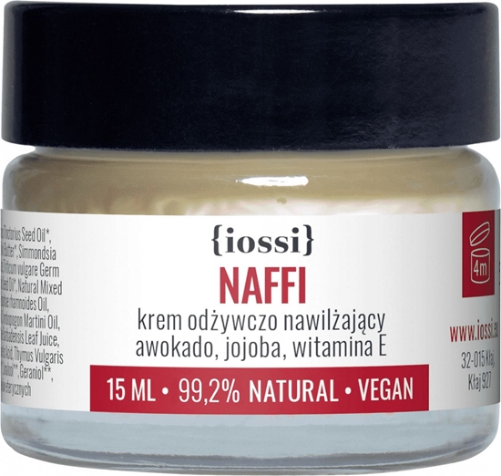 Picture of Iossi Krem do twarzy Naffi awokado/jojoba/witamina E odywczo-nawilajcy 15ml