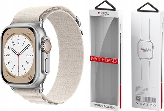Picture of Yesido yesido WB24 Pasek Sportowy Loop 38/40/41 NUDE/BEOWY