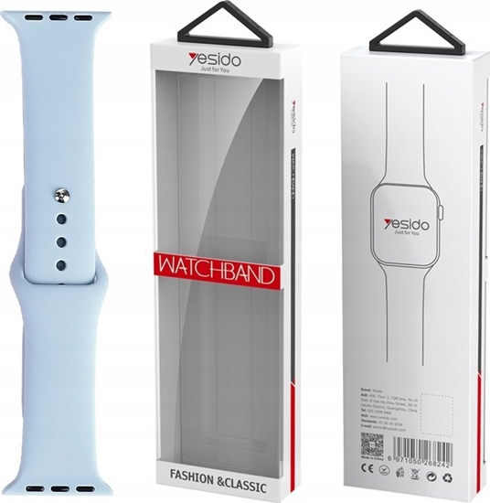 Picture of Yesido yesido WB44 Silikonowy Pasek do iWatch S 42/44/45 (97+118) #65 BKITNY