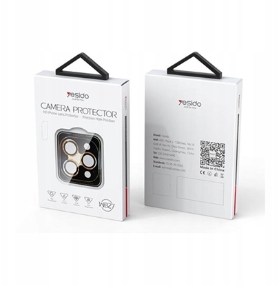 Изображение Yesido Lens Protector WB27 iPhone 16 BLACK / CZARNY