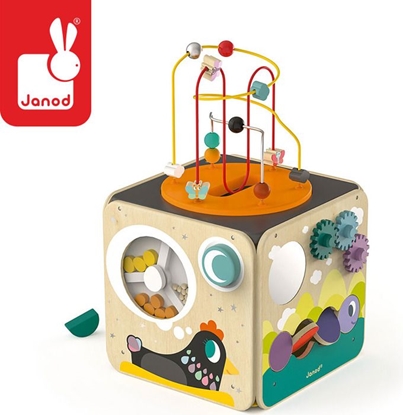 Picture of Janod Wielofunkcyjna kostka edukacyjna z ptl dua (J08256)