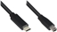 Picture of Kabel USB Alcasa USB-C - miniUSB 0.3 m Czarny (3310-CM003)