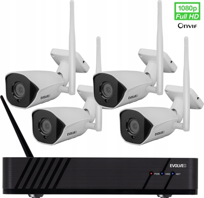 Attēls no Kamera IP Evolveo EVOLVEO kamerový systém Detective WN8 SMART, bezdrátový, 4 kamery