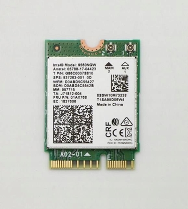 Picture of Karta sieciowa Lenovo Lenovo Wireless,CMB,IN,9560 NV M2 +BT5.0 Karta WLAN
