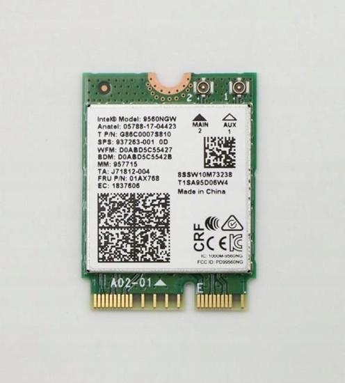 Picture of Karta sieciowa Lenovo Lenovo Wireless,CMB,IN,9560 NV M2 +BT5.0 Karta WLAN