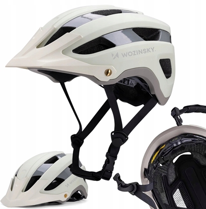 Attēls no Kask rowerowy MTB Wozinsky  lekki L - morelowy