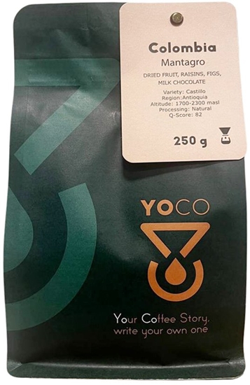 Picture of Kawa ziarnista YoCo kawa ziarnista Colombia Mantagro naturalny Filter 250 g