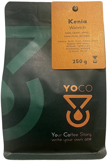 Picture of Kawa ziarnista YoCo kawa ziarnista Kenia Wanrich Washed Filter 250 g