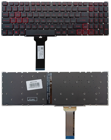 Picture of Keyboard ACER: Nitro 5 Gaming AN515-54, AN515-55, AN715-51 with backlight