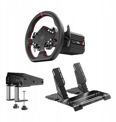 Изображение Kierownica PXN VD6 DBT kit - VD6 base + WDS R2 handlebars + PD HM brake/gas pedals + Z9 clamp