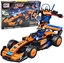 Изображение Klocki Konstrukcyjne Wycigówka Auto Robot 2W1 Pomaraczowa 322 el.