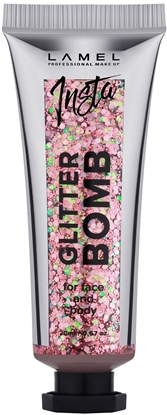 Attēls no LAMEL Insta Brokat w elu Glitter Bomb do twarzy i ciaa nr 403 20 ml - termin 03.2026
