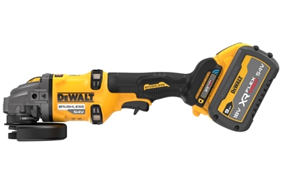 Изображение Leņķa slīpmašīna DeWalt XR FLEXVOLT; 54 V; 2x9,0 Ah akum.