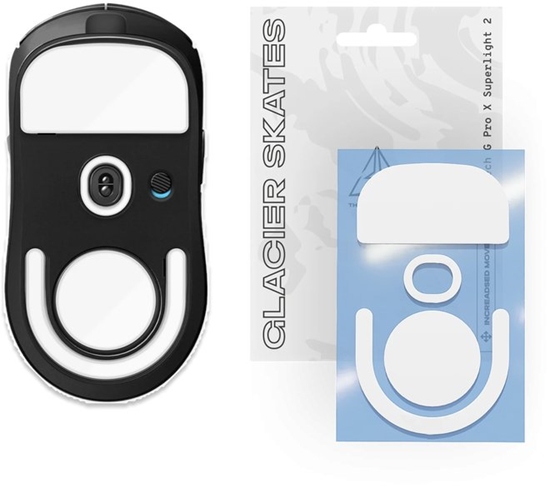 Picture of lizgacze X-Raypad threepointzero Glacier Skates do Logitech GPX Superlight 2