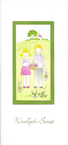 Picture of MAK Karnet Wielkanoc DL W16 - Dzieci