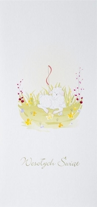 Picture of MAK Studio Karnet Wielkanoc DL W26 Baranek