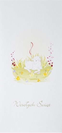 Изображение MAK Studio Karnet Wielkanoc DL W26 Baranek