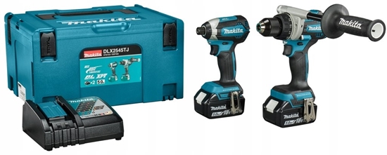 Изображение MAKITA ZESTAW COMBO 18V DLX2544TJ (DDF492 , DTD153)