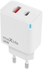 Picture of Maxlife adowarka sieciowa GaN PD QC MXTC-09-30AC 1x USB-C 1x USB 30W biaa