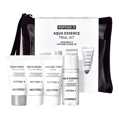 Изображение MEDI-PEEL Peptide 9 Aqua Essence Trial Kit (Cleanser15ml+Toner20ml+Ampoule15ml+Cream15g)