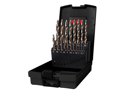 Изображение Metāla urbju komplekts  Ruko ULTIMATECUT FLOWSTEP; HSS-Co 5; 19 gab.