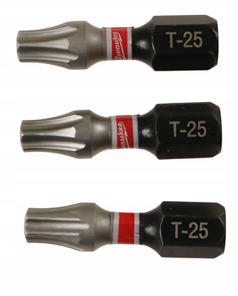 Attēls no MILWAUKEE KOCÓWKA T25 x 25mm/ 3szt. ShW