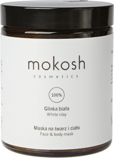 Изображение Mokosh Cosmetics Face & Body Mask White Clay maska do twarzy Glinka Biaa 180ml