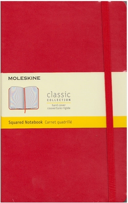 Picture of Moleskine Notes L Classic w kratk czerwony