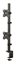 Изображение MONITOR ACC DESK MOUNT/13-34" BLACK D208E-B ONKRON