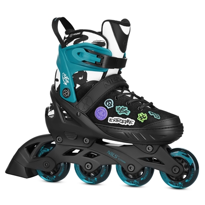 Attēls no NA2053A IN-LINE SKATES VIBE TIRKĪZS IZMĒRS M(37-40) NILS EXTREME