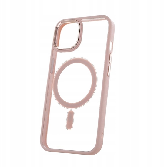 Изображение Nakadka Satin Clear Mag do iPhone 15 Pro Max 6,7" róowa