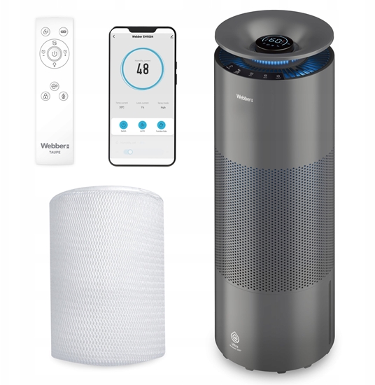 Picture of Nawilacz ewaporacyjny Webber EH9004 TAUPE UV-C WiFi ULTRA-HUMI AIR 360° 8L