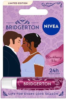 Picture of NIVEA_Bridgerton Edition pielgnujca pomadka do ust Blueberry Pie 4,8g