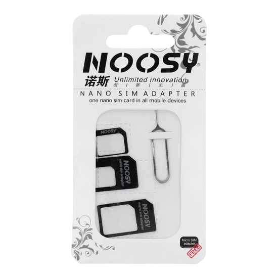 Picture of Noosy adapteri Nano SIM/Micro, Micro SIM un Nano/SIM