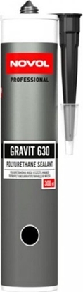 Изображение Novol MASA POLIURETANOWA GRAVIT 630 300ML CZARNA