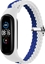 Attēls no OEM Opaska pleciona Smart Band M3/M4/M5/M6 WHITE-BLUE / BIAO-NIEBIESKI