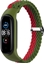 Изображение OEM Opaska pleciona Smart Band M5/M6/M7 GREEN-RED / ZIELONO-CZERWONY