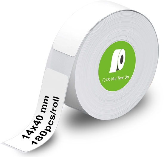 Изображение Olympia Etikettenrolle 14 mm x 40 mm weiß (180 Stück)